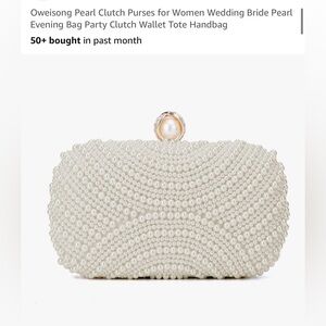 Amazon Pearl-Studded Clutch